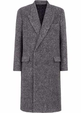 Fendi двубортное пальто на пуговицах