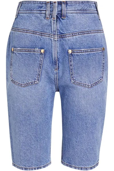 Джинсовые шорты Balmain, легкий деним