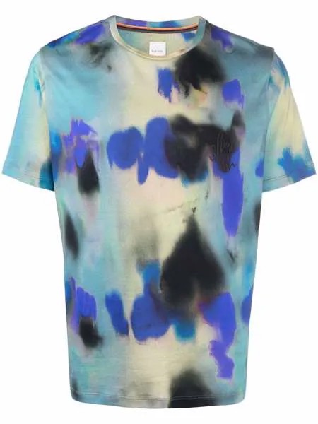 PAUL SMITH футболка Ink Spill с абстрактным принтом