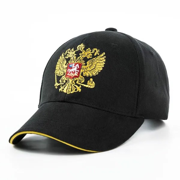 Унисекс 100% хлопок открытый бейсбол Cap российский герб вышивка Snapback мужчин мода спорт шляпы