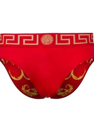 Versace трусы-брифы с принтом