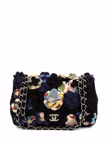 Chanel Pre-Owned сумка на плечо Timeless 2015-го года с цветочным узором