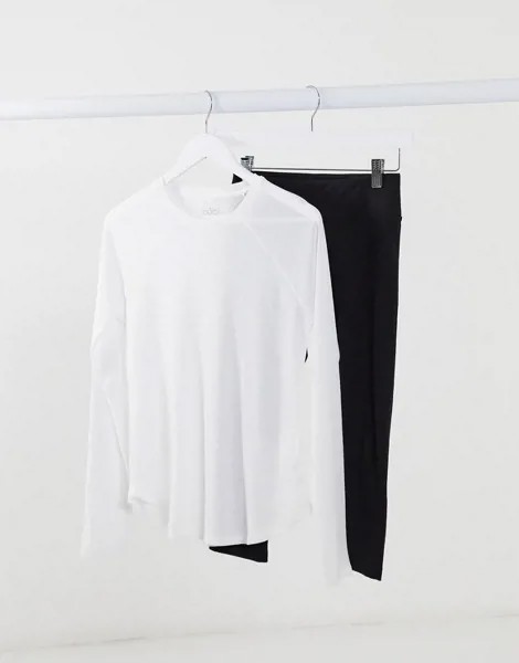 Лонгслив для занятий йогой ASOS 4505-Белый