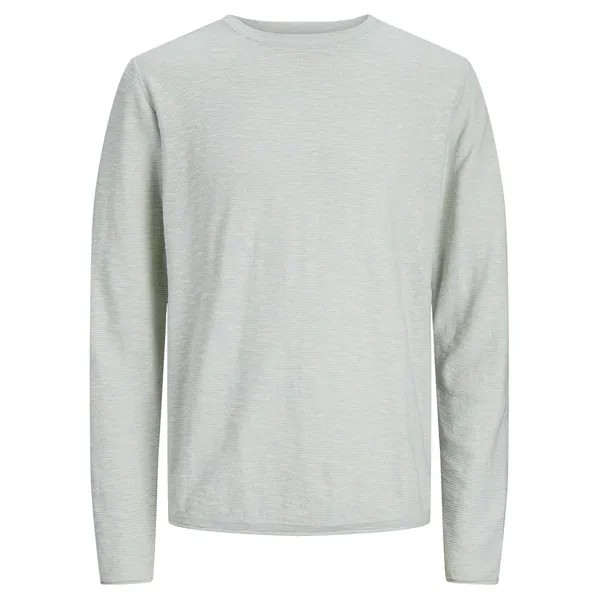 Свитер Jack & Jones Linen Knit Crew Neck, серый