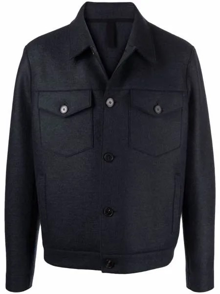 Harris Wharf London фетровая шерстяная куртка