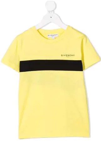 Givenchy Kids футболка с круглым вырезом и логотипом