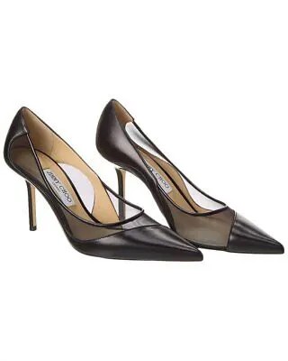 Jimmy Choo Love 85 Туфли из кожи и сетки (оригинальные бывшие в употреблении) женские 39