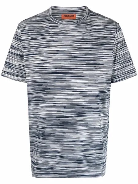 Missoni футболка в полоску, синий