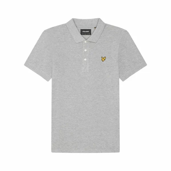 Рубашка поло Lyle & Scott Plain, серый