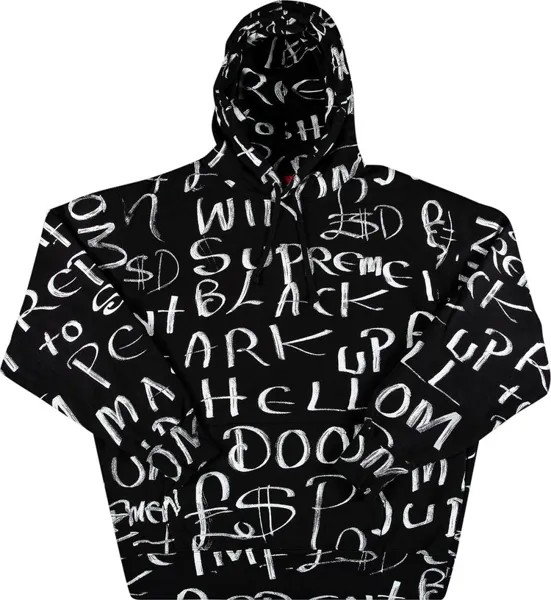 Толстовка Supreme Black Ark Hooded Sweatshirt 'Black', черный