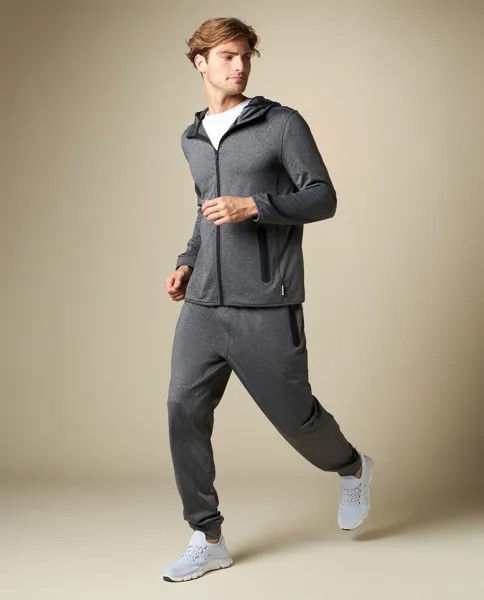 Спортивные брюки для фитнеса из мужской эластичной ткани J. HART & BROS., черный