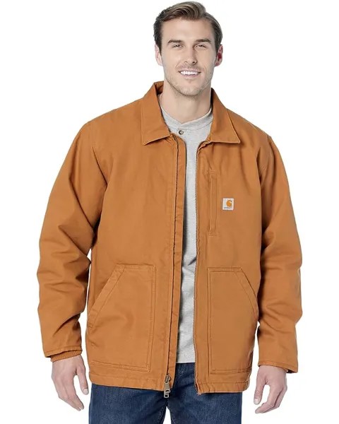 Пальто Carhartt OC293 Sherpa Lined, коричневый