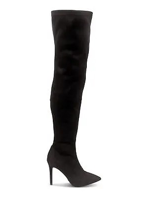 THALIA SODI Женское черное платье на шпильке с мягкой подкладкой и застежкой-молнией Ботинки на каблуке 9.5