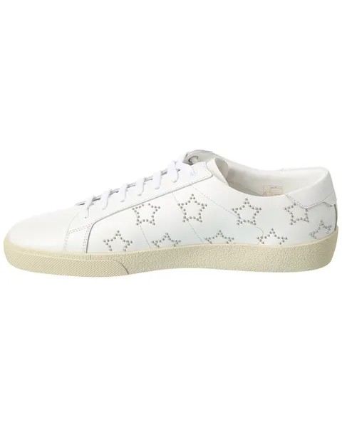 Кожаные кроссовки Saint Laurent SL06 Star, белый