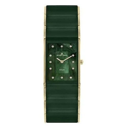 Наручные часы JACQUES LEMANS High Tech Ceramic, зеленый