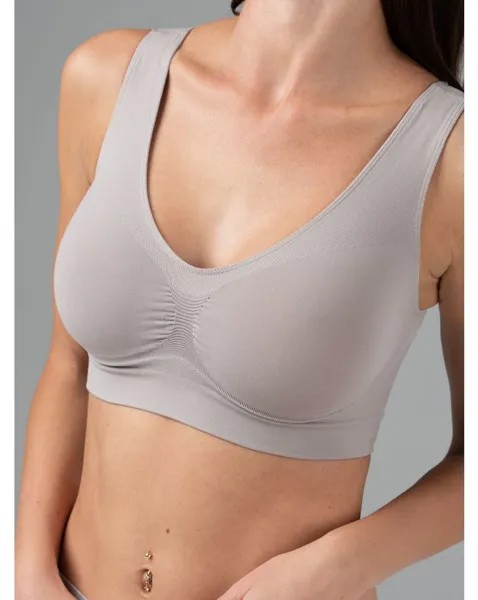 Бюстгальтер женский Mademoiselle Top Shaper (Ilar) серый S/M