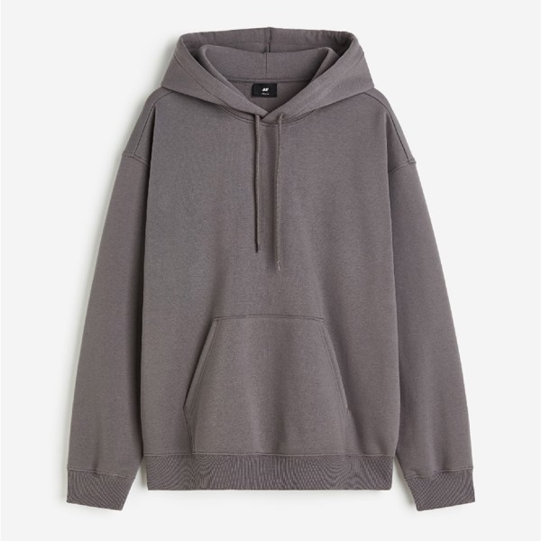 Толстовка H&M Relaxed Fit, серо-бежевый
