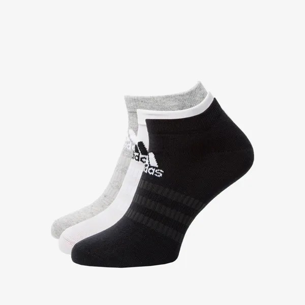 Носки Adidas, 3 штуки, серый / черный / белый