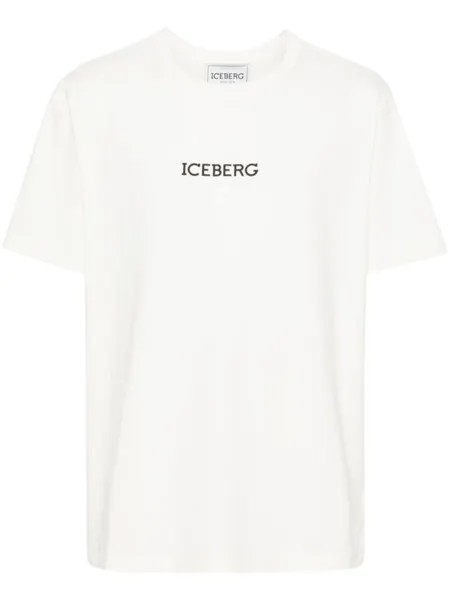 Iceberg футболка с логотипом, нейтральный цвет