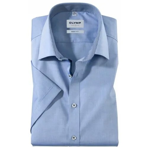 Рубашка OLYMP, размер 41, голубой