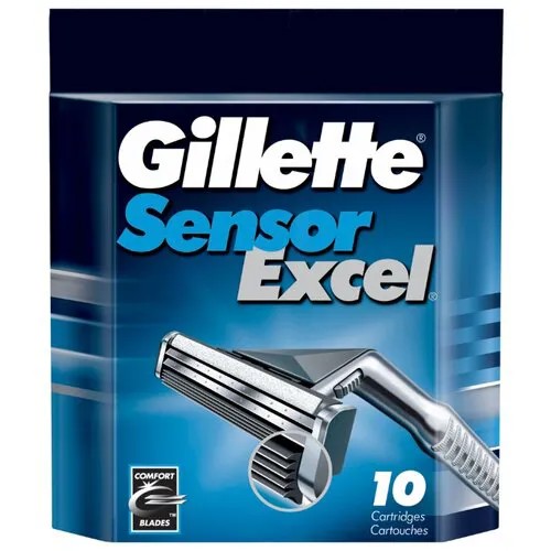 Сменные кассеты Gillette SensorExcel, 10 шт.
