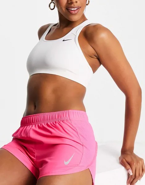 Розовые шорты для бега Nike Running Dri-FIT Tempo Race-Розовый цвет
