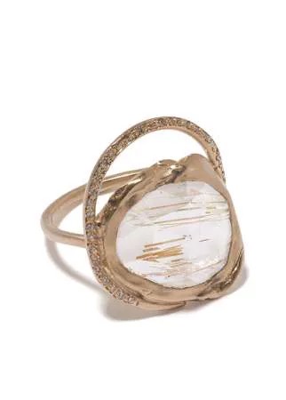 Pascale Monvoisin кольцо Gaïa из желтого золота с бриллиантами