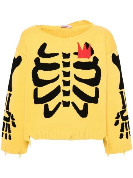 Charles Jeffrey Loverboy джемпер вязки интарсия, желтый