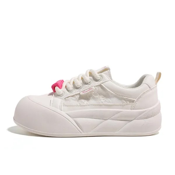 Кроссовки HUANQIU Skateboarding Shoes Women's Low-top White, белый