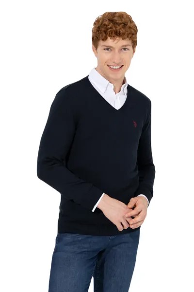 Пуловер мужской U.S. POLO Assn. g081sz0tk0enrique-sk22 синий 2XL