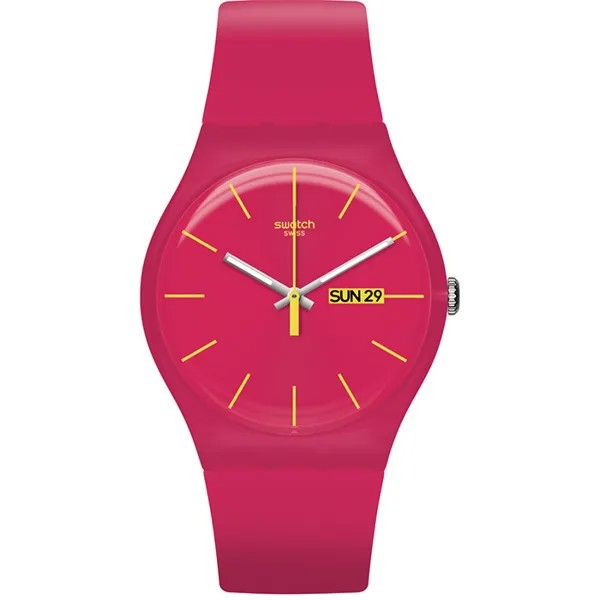 Наручные часы женские Swatch SUOR704 розовые