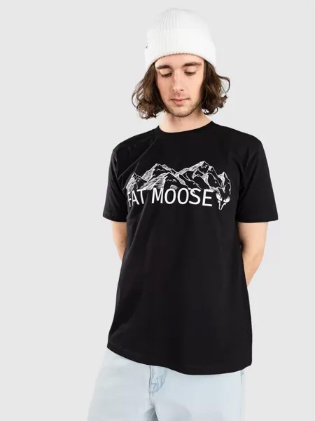 Футболка Уокера Fat Moose, черный