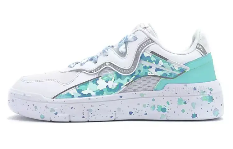 Кроссовки LINING Wave Skateboarding Shoes Unisex Low-top Green/white, светло-зеленый