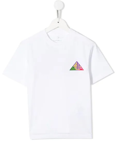 Stella McCartney Kids футболка с логотипом