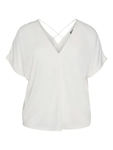 Блузка Vero Moda Curve FLIA, белый