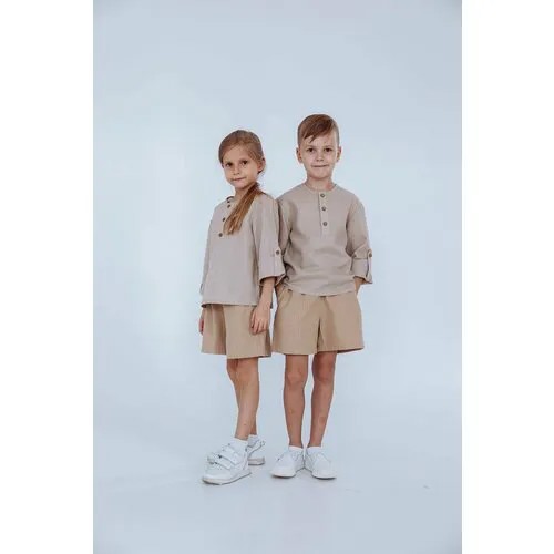 Шорты  Kinfolk Clothes, размер 104, бежевый