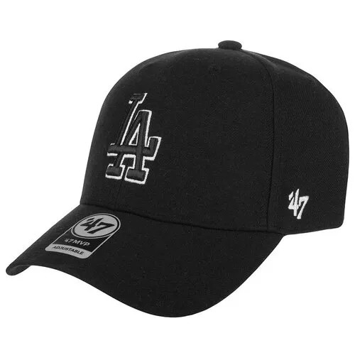Бейсболка 47 BRAND арт. B-MVPSP12WBP Los Angeles Dodgers MLB (черный / белый), размер: UNI