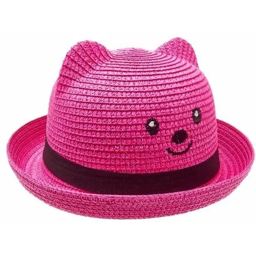 Шляпа  летняя, размер 52, розовый