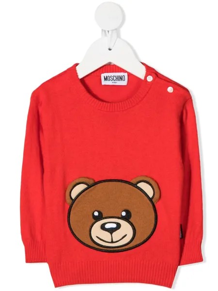 Moschino Kids джемпер с принтом Teddy Bear