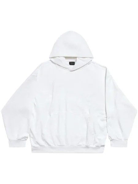 Balenciaga худи с логотипом, белый