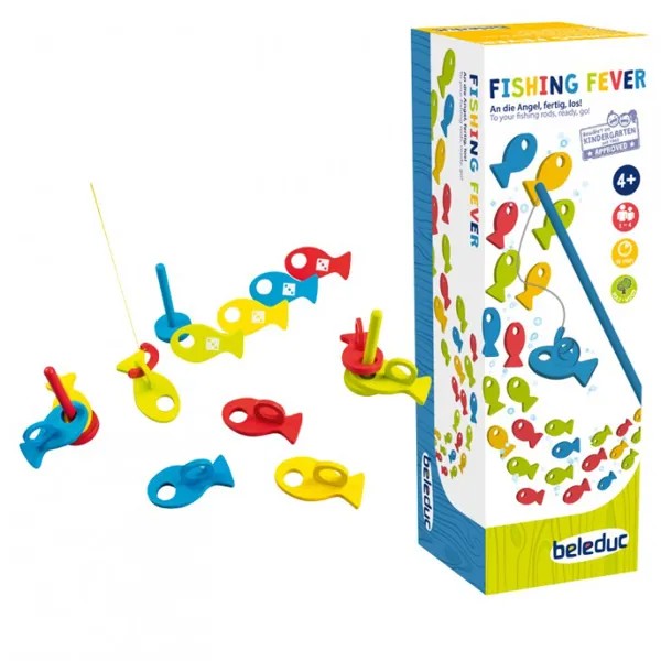Деревянная игрушка Beleduc Развивающая игра Рыбалка