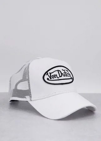 Белая кепка Von Dutch-Белый