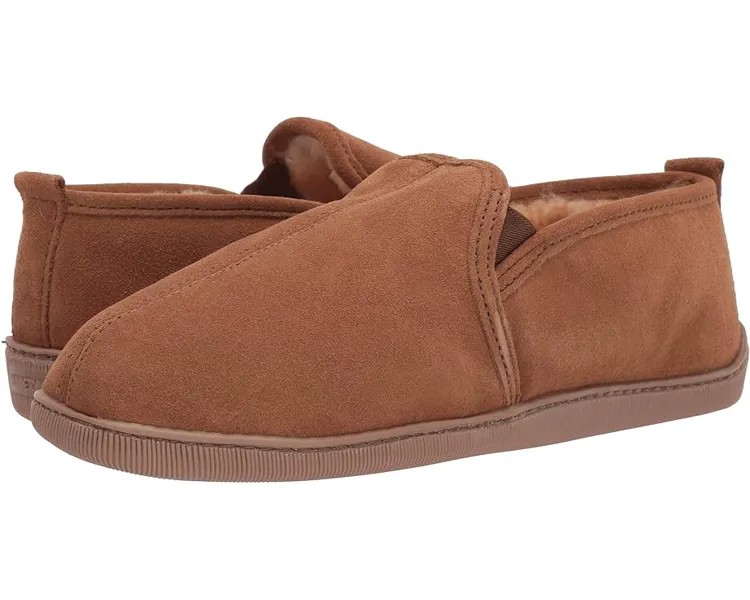 Тапочки Minnetonka Twin Gore Sheepskin, цвет Golden Tan