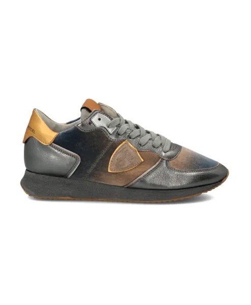 Бирюзовые низкие кеды trpx Philippe Model, серый