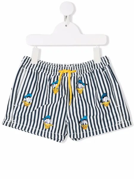 MC2 Saint Barth Kids плавки-шорты с вышивкой Donald Duck