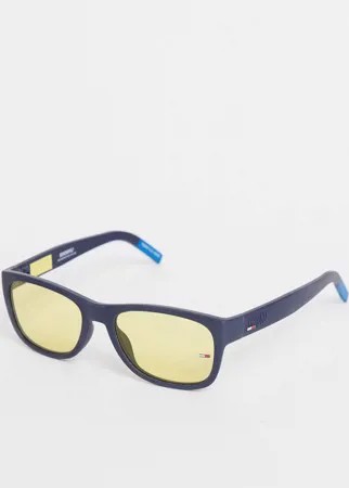 Солнцезащитные очки унисекс в синей оправе Tommy Jeans 0025/S-Голубой
