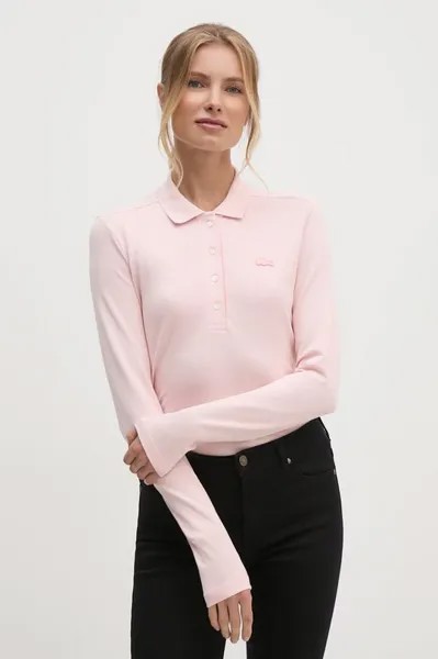 Лонгслив Lacoste, розовый