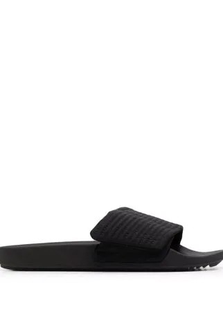 Rick Owens DRKSHDW шлепанцы из канваса на липучках