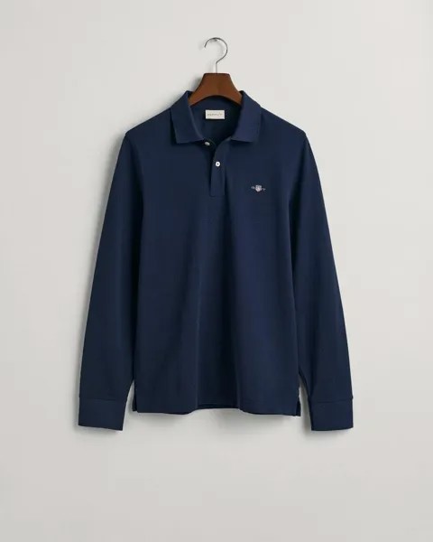 Лонгслив Gant Langarmshirt, цвет evening blue