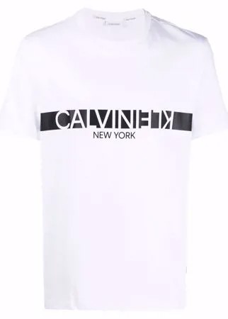 Calvin Klein футболка из органического хлопка с логотипом
